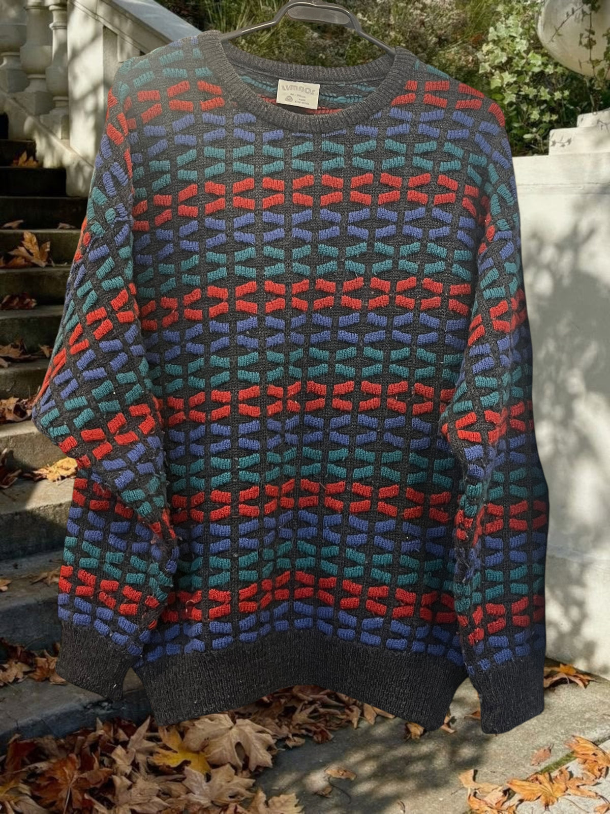 Vintage patterned jumper