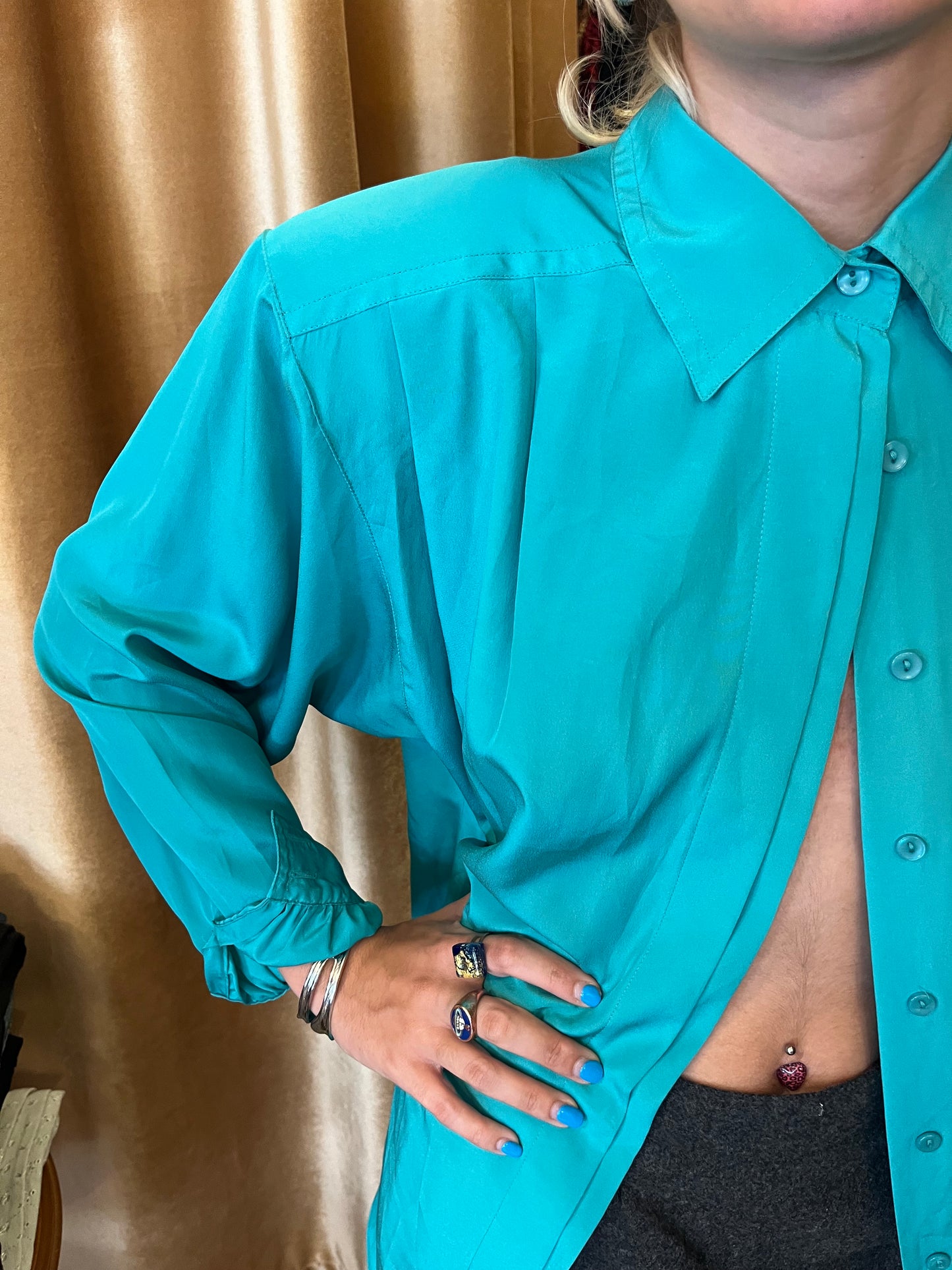 Teal Vintage Shirt