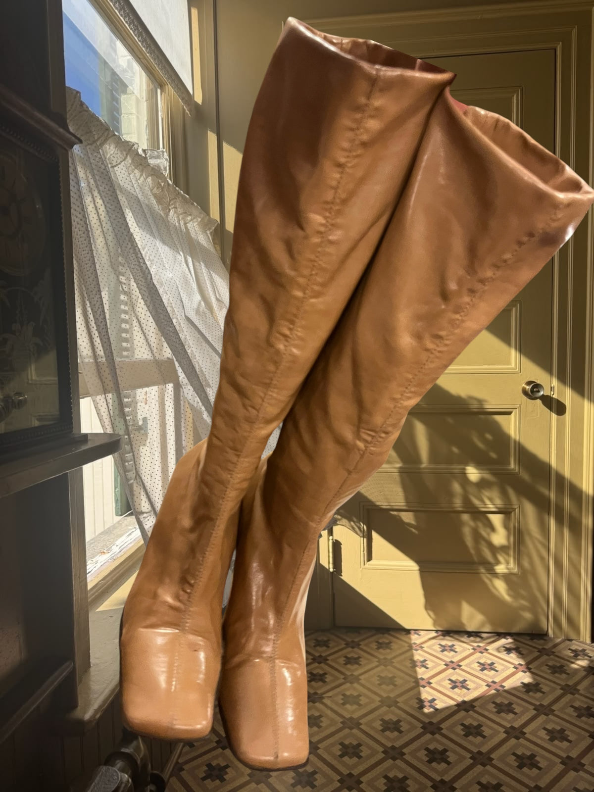 90s squared boots