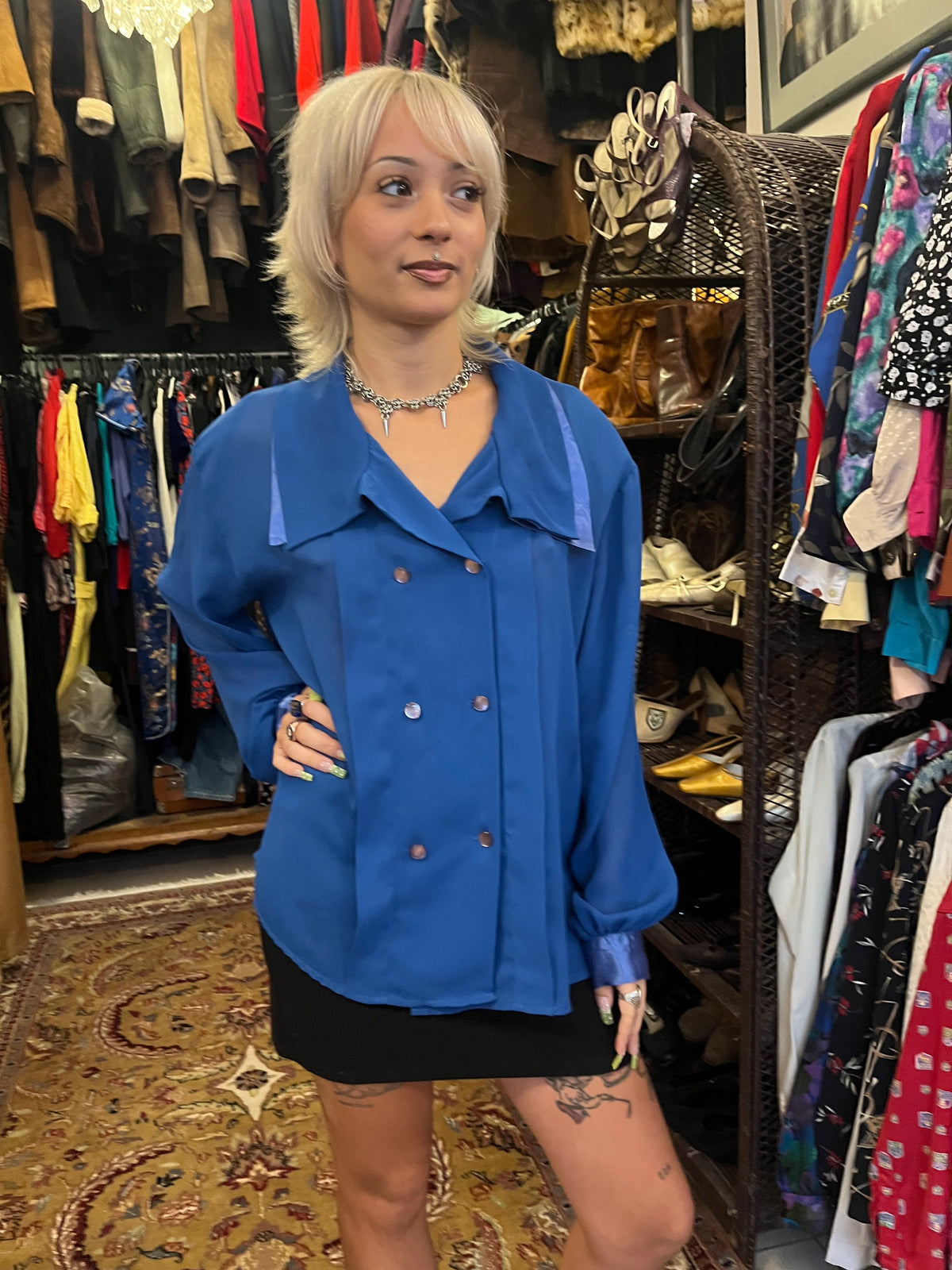 Vintage Blue Shirt