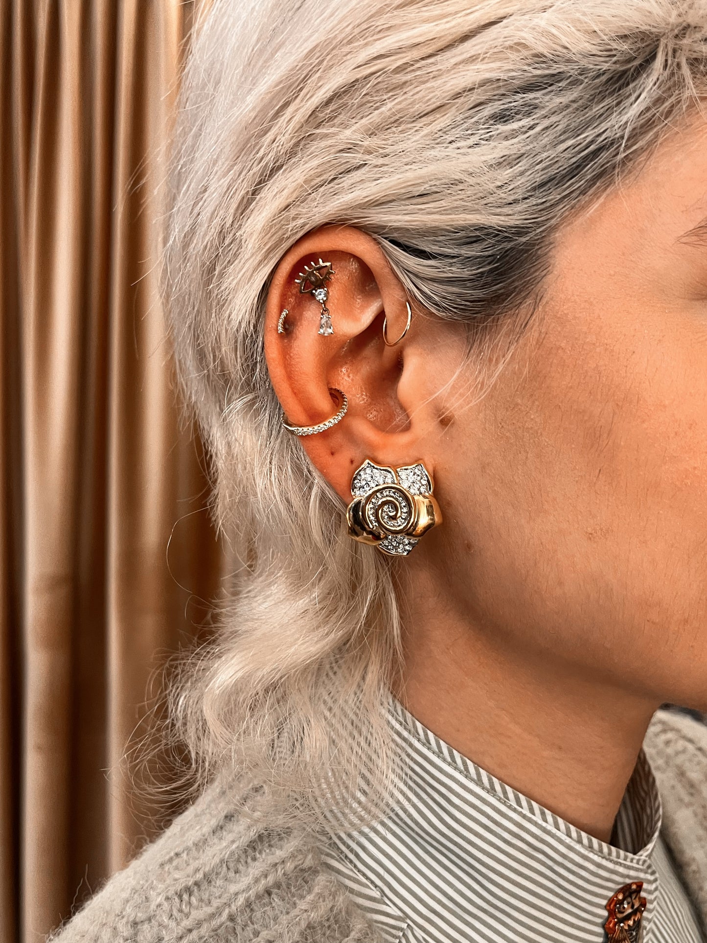 Clip on earrings