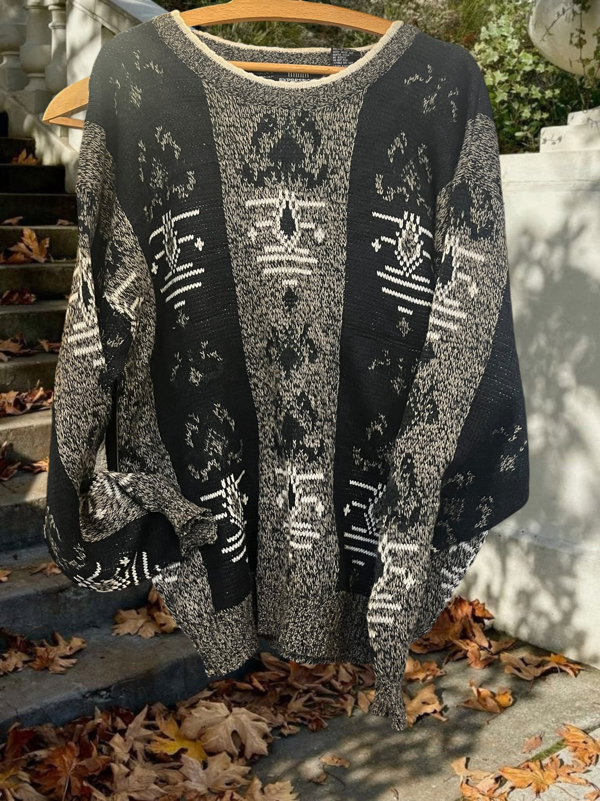 Vintage patterned jumper