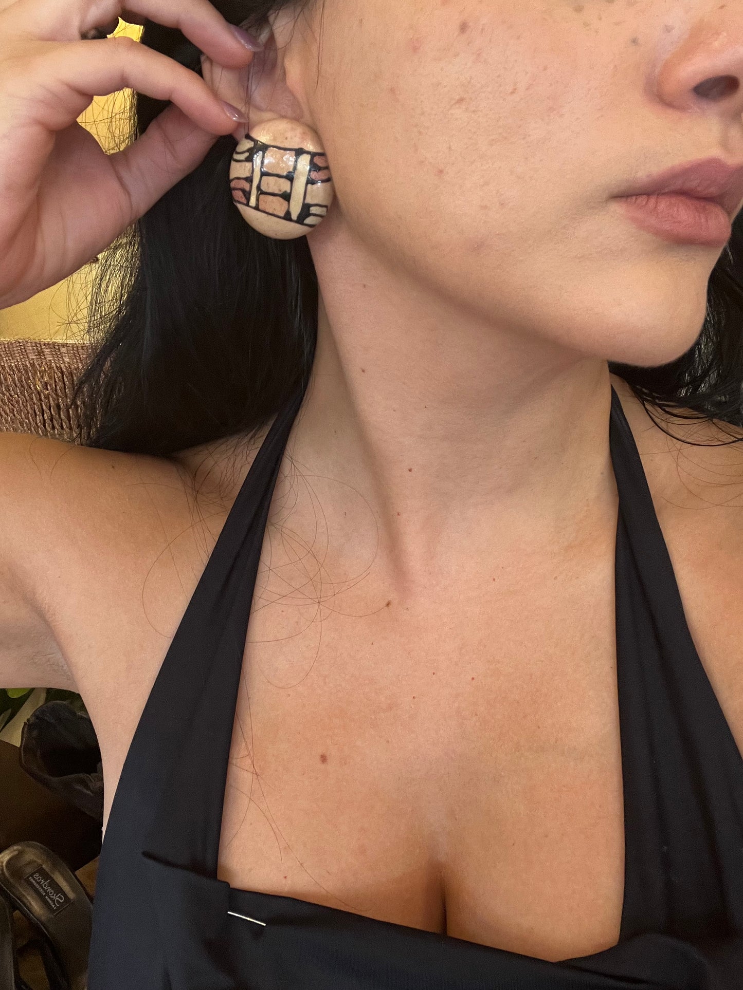 Vintage clip on earrings