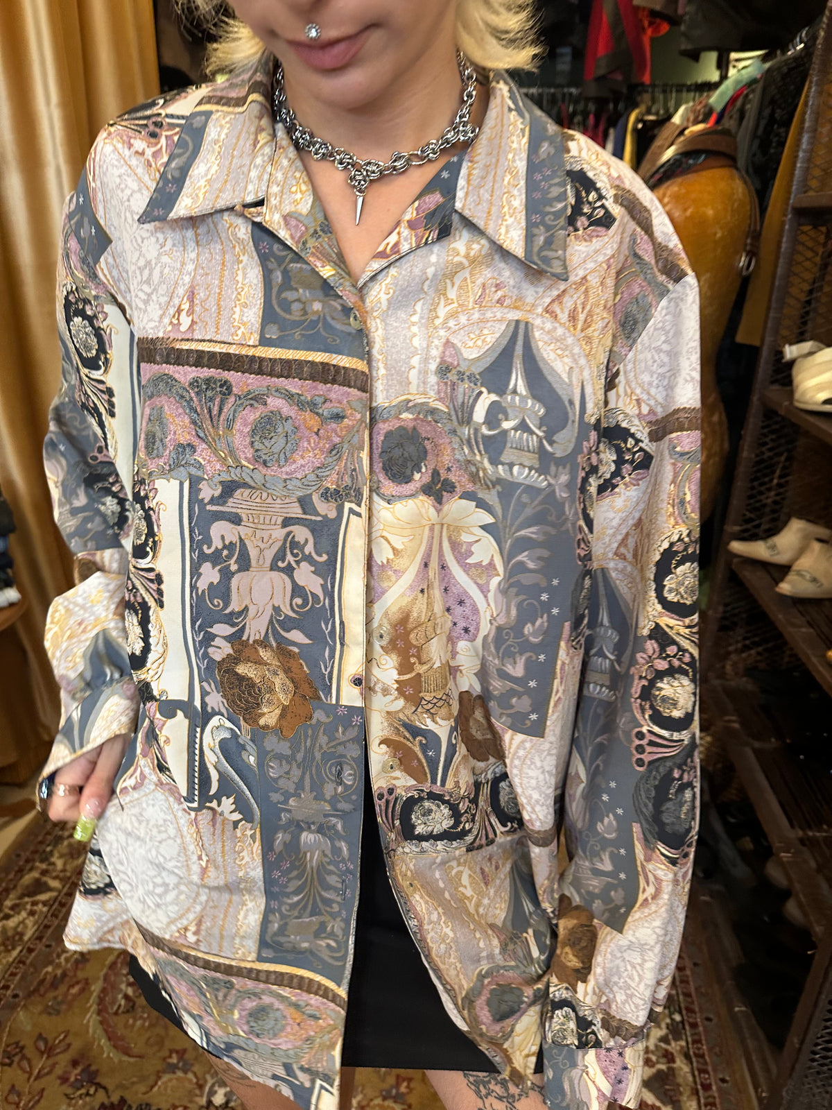 Vintage Patterned Shirt