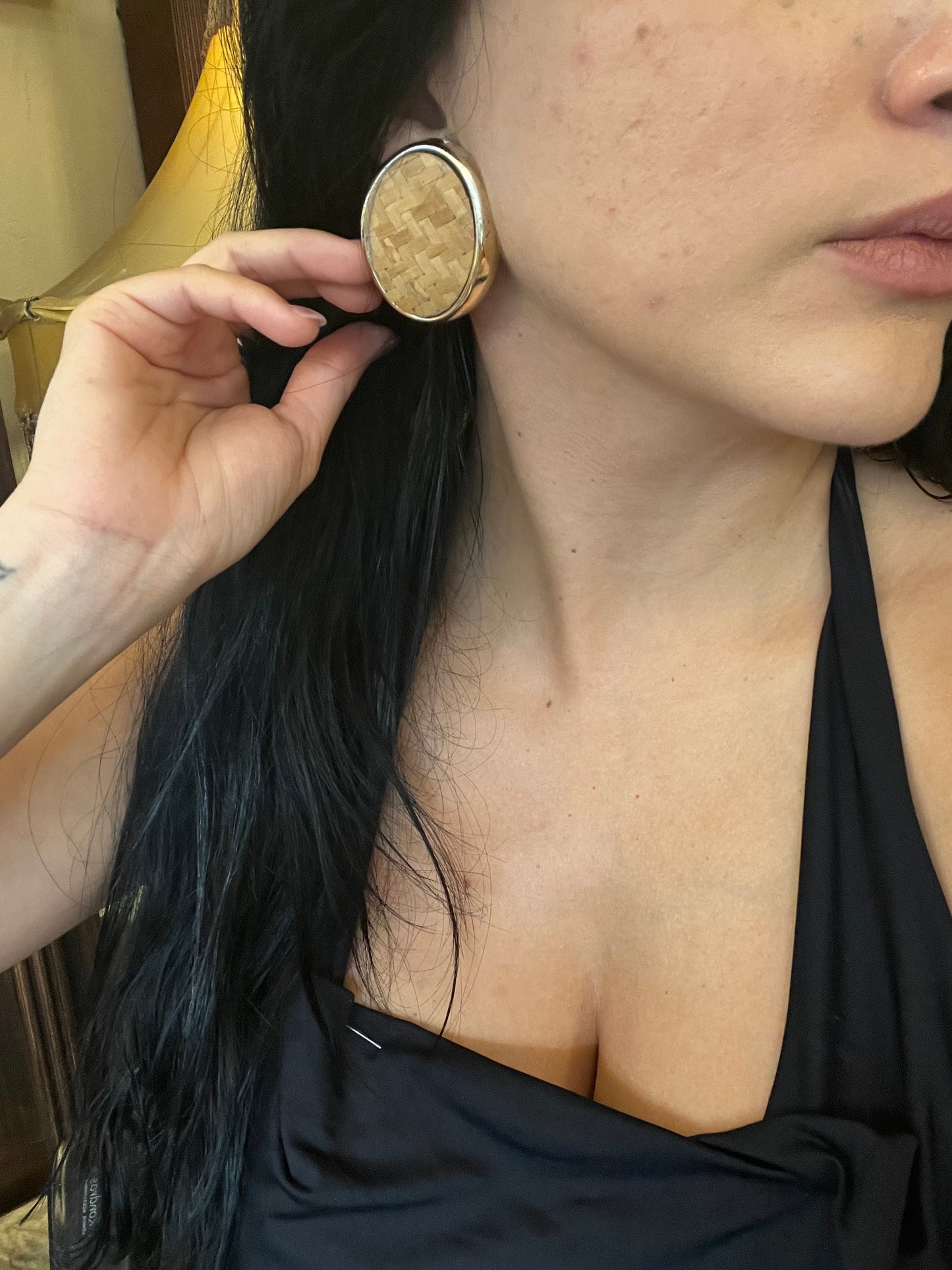 Vintage clip on earrings