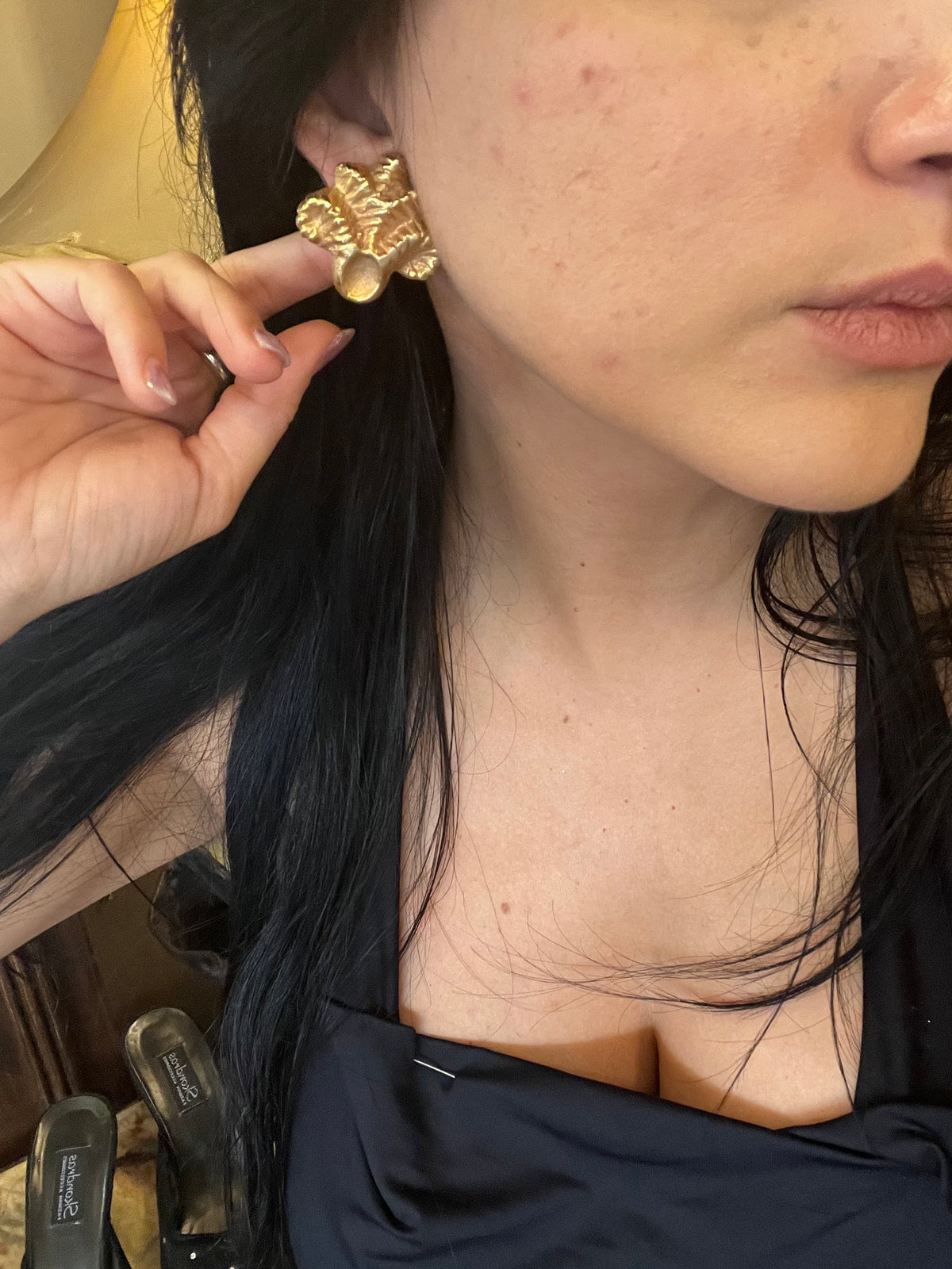 Vintage clip on earrings