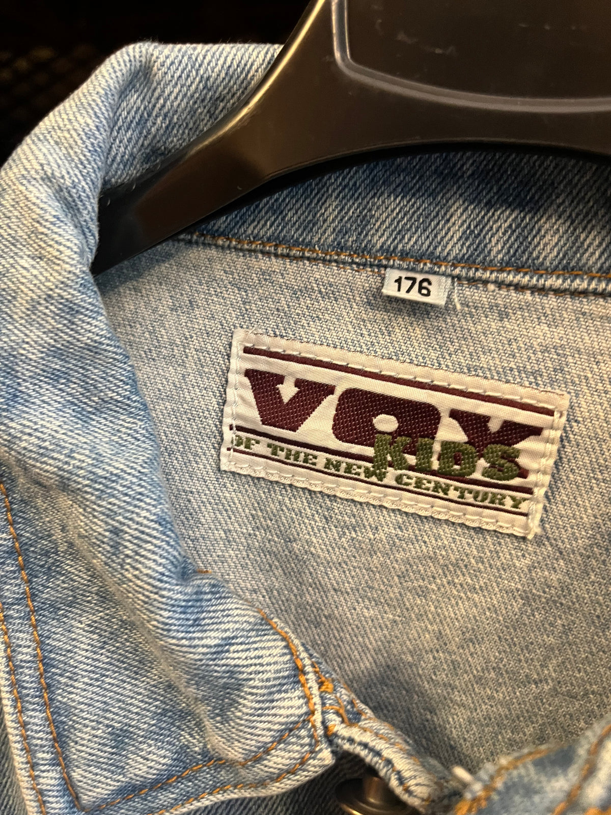 90s light wash denim jacket