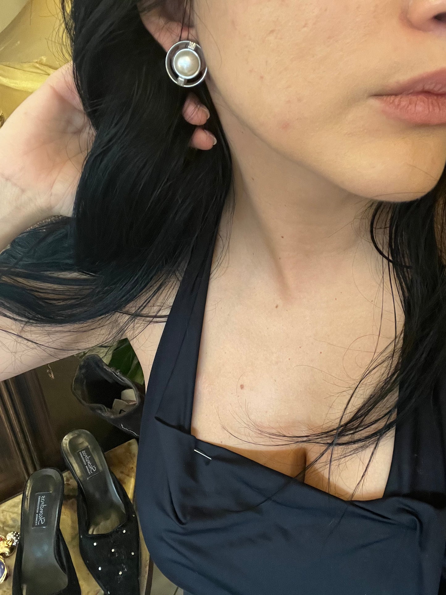 Vintage clip on earrings
