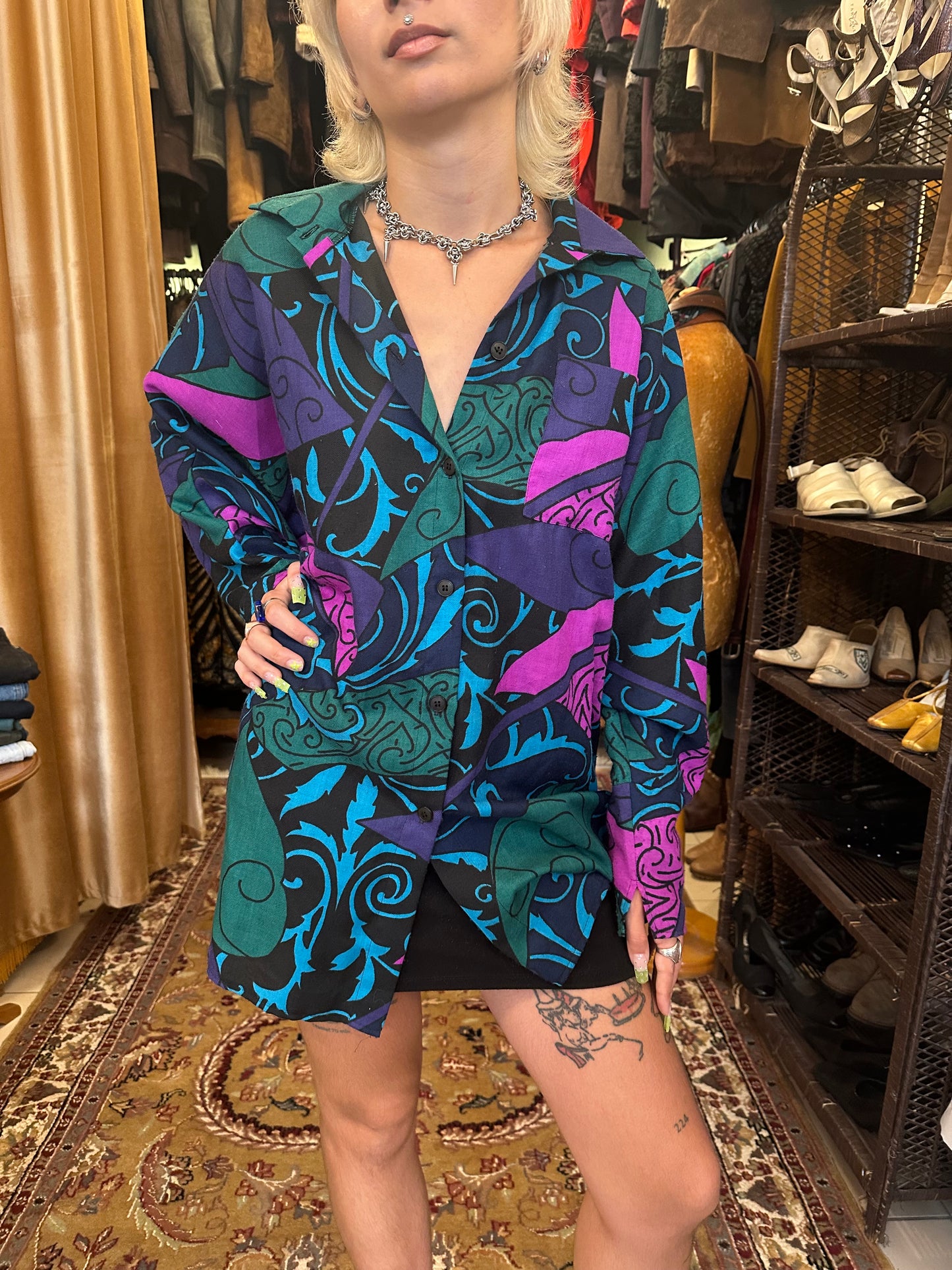 Vintage Patterned Shirt