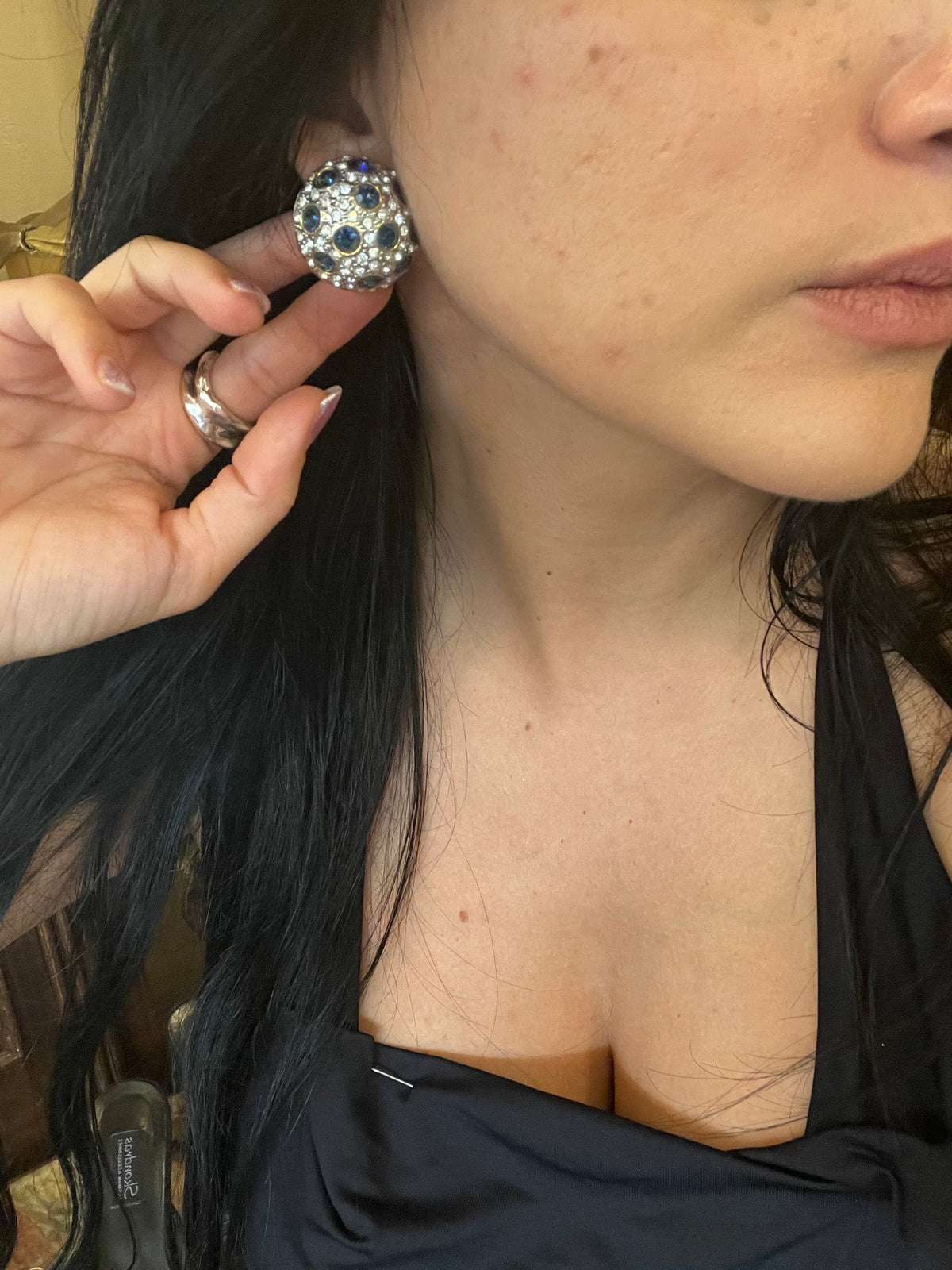 Vintage clip on earrings