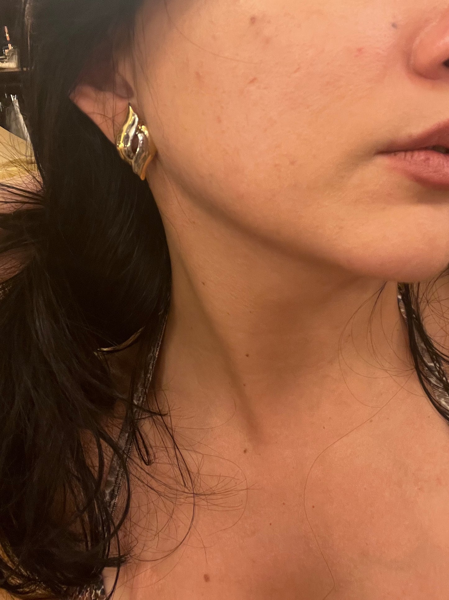 Vintage clip on earrings