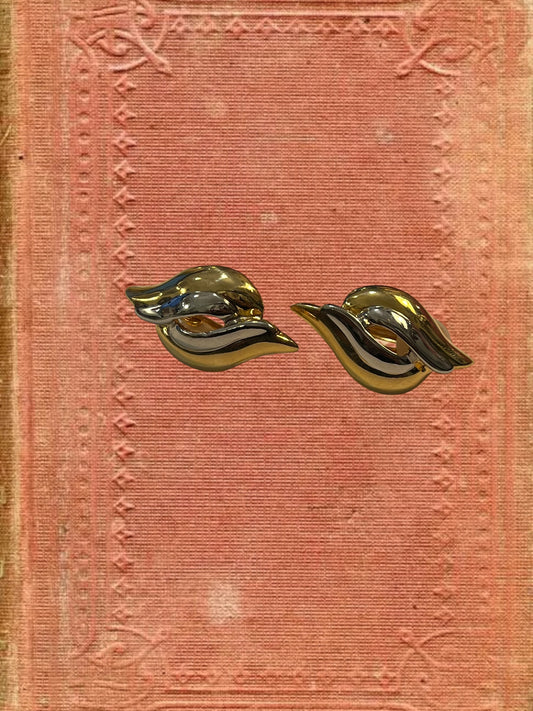 Vintage clip on earrings