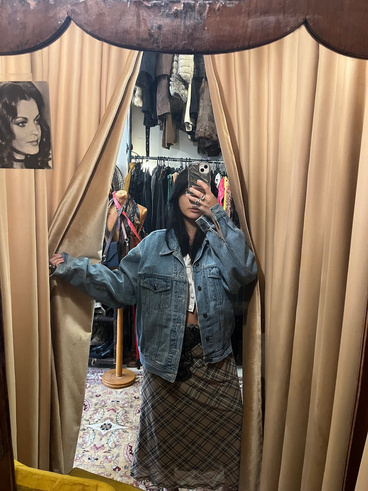 90s denim jacket in light wash
