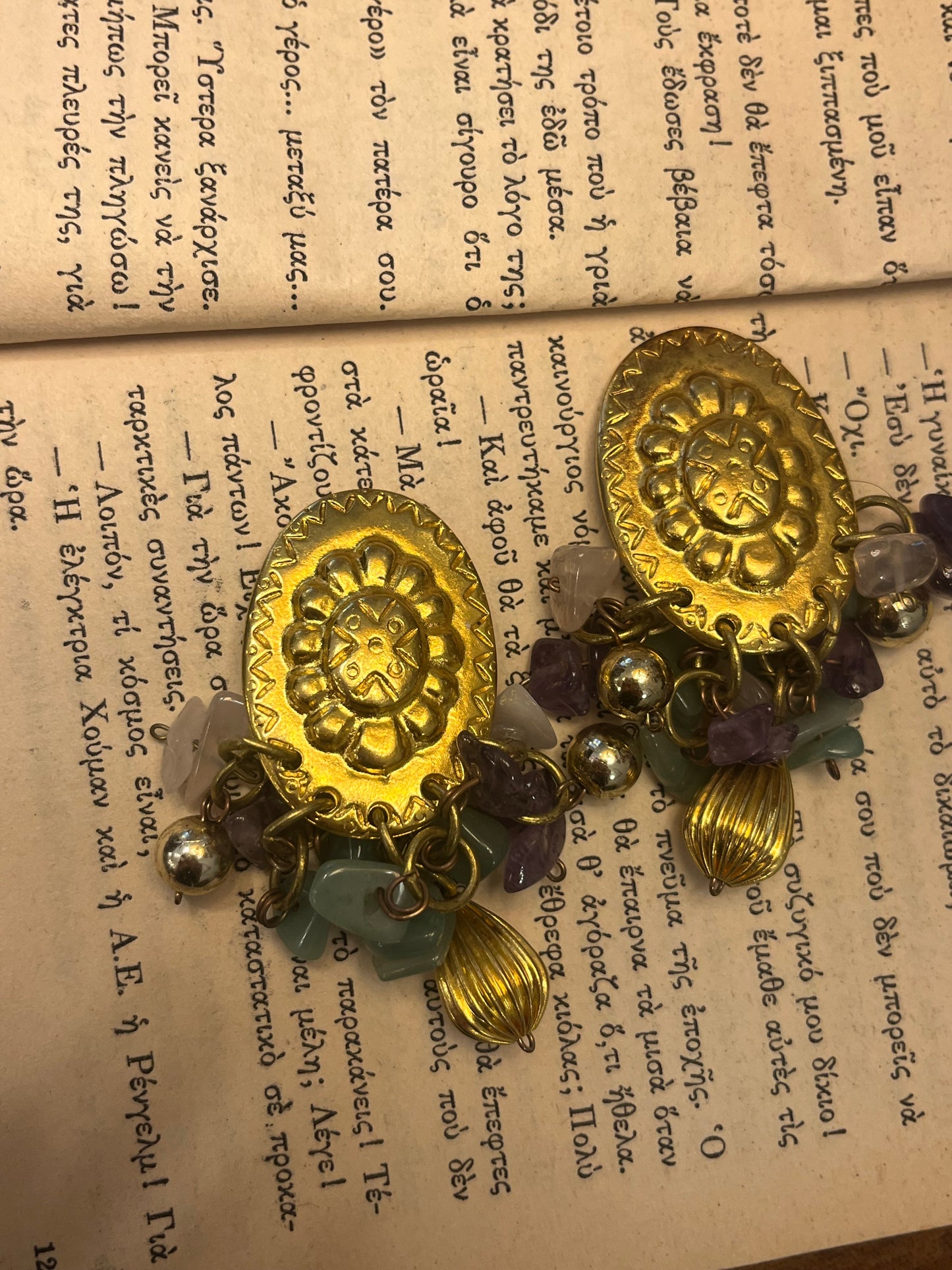 Vintage clip on earrings