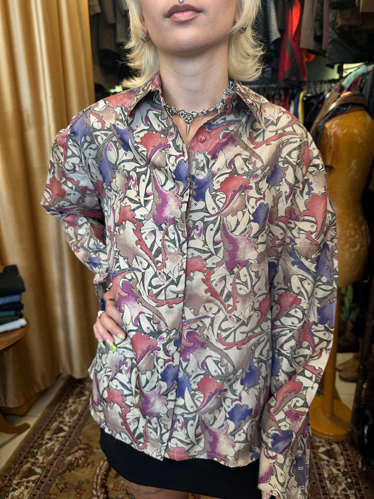 Vintage Patterned Shirt