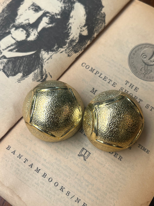 Vintage clip on earrings