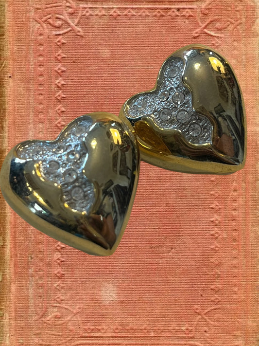 Vintage clip on earrings