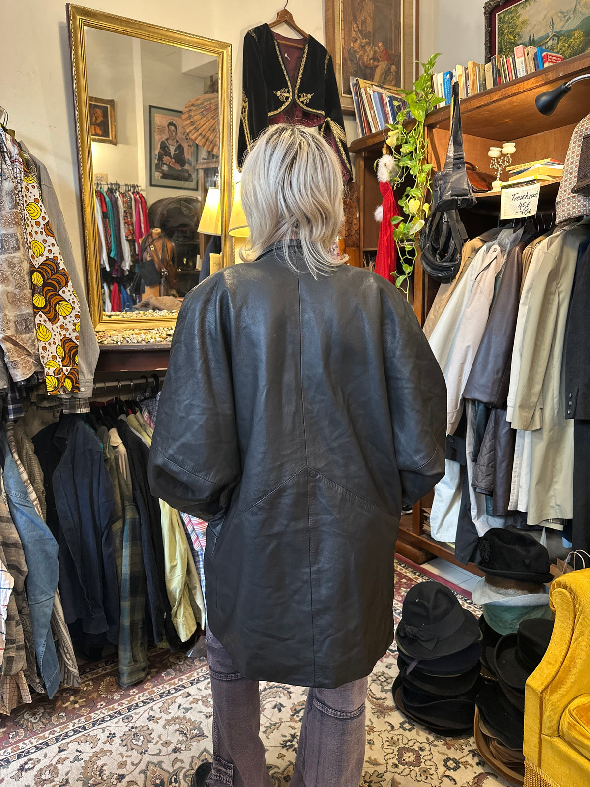 Vintage Black Leather Jacket