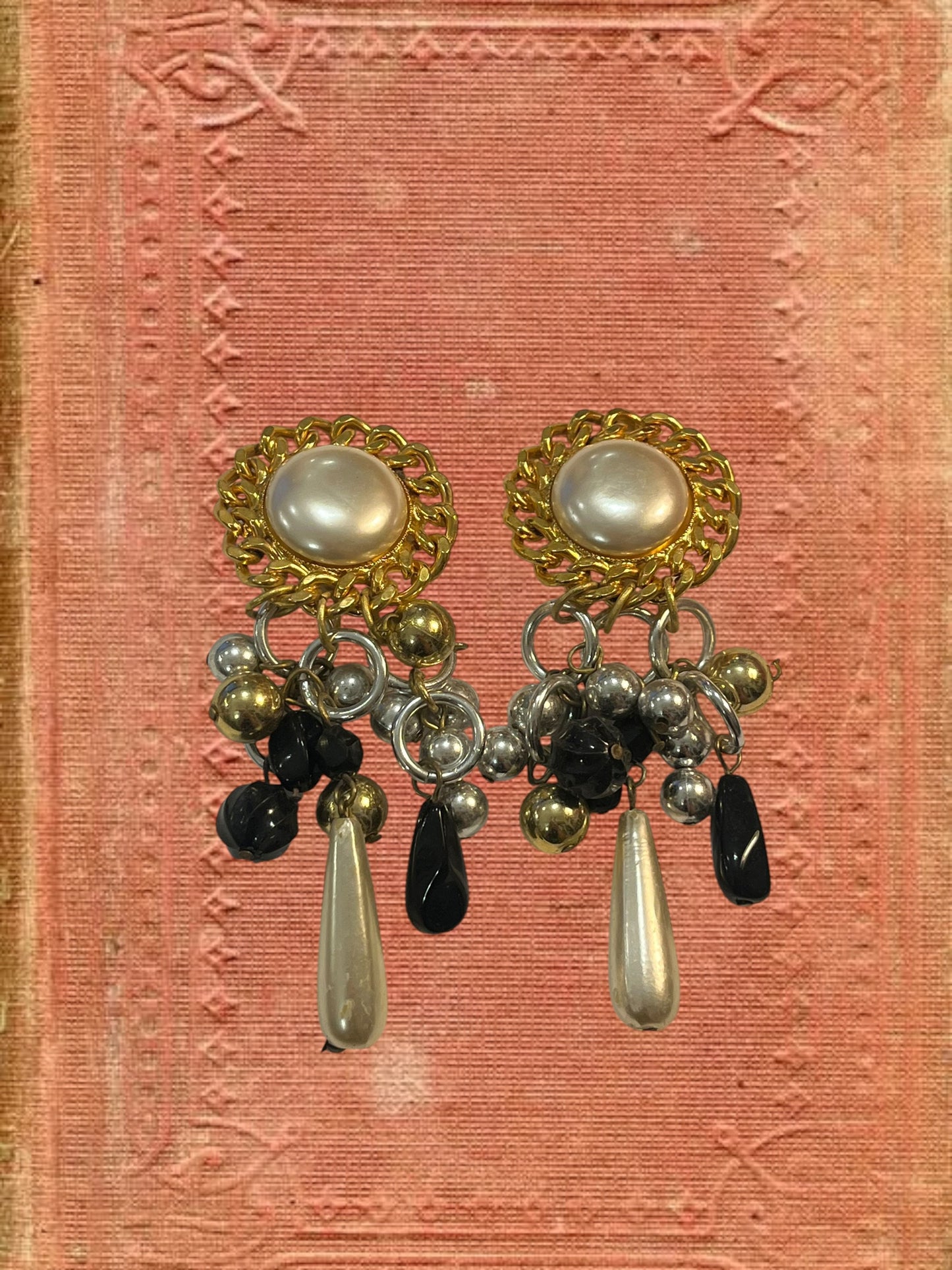 Vintage clip on earrings