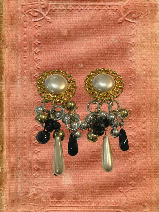 Vintage clip on earrings