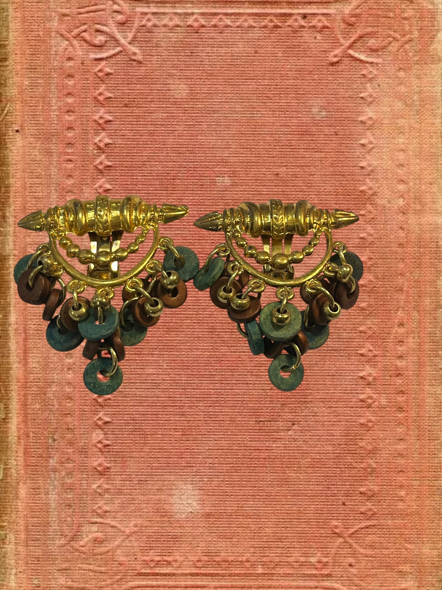 Vintage clip on earrings