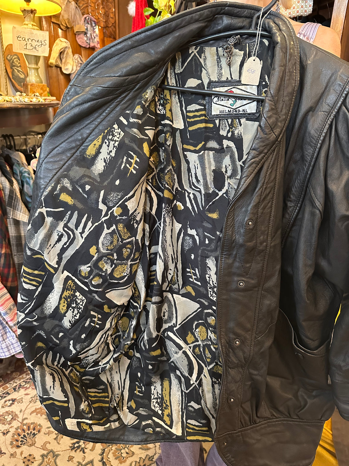 Vintage Black Leather Jacket