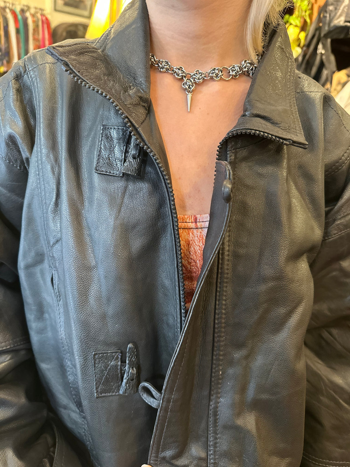 Brown Vintage Leather Jacket