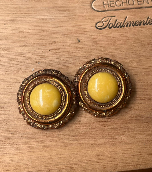 Vintage clip on earrings