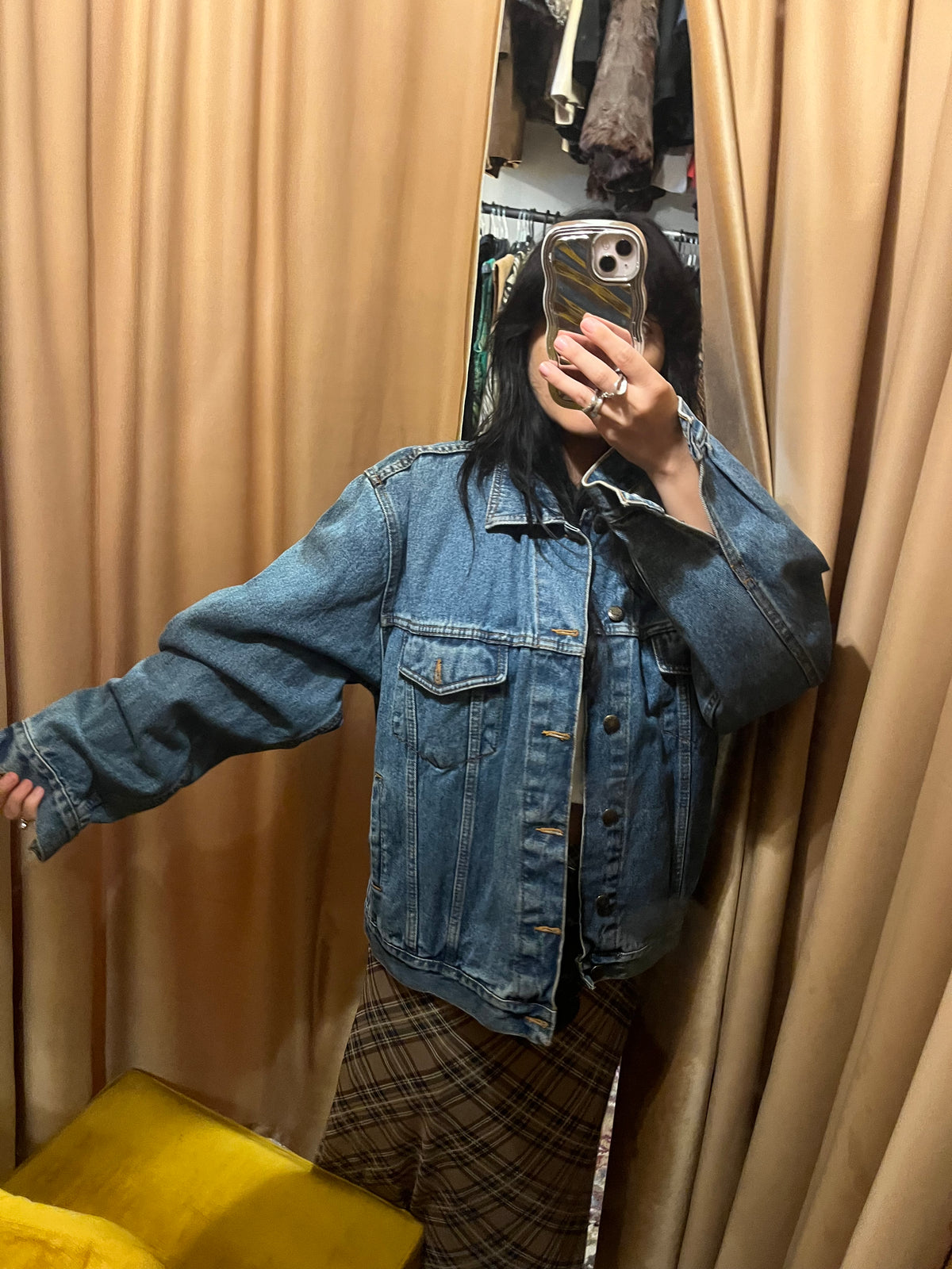 90s denim jacket in oversized  fit