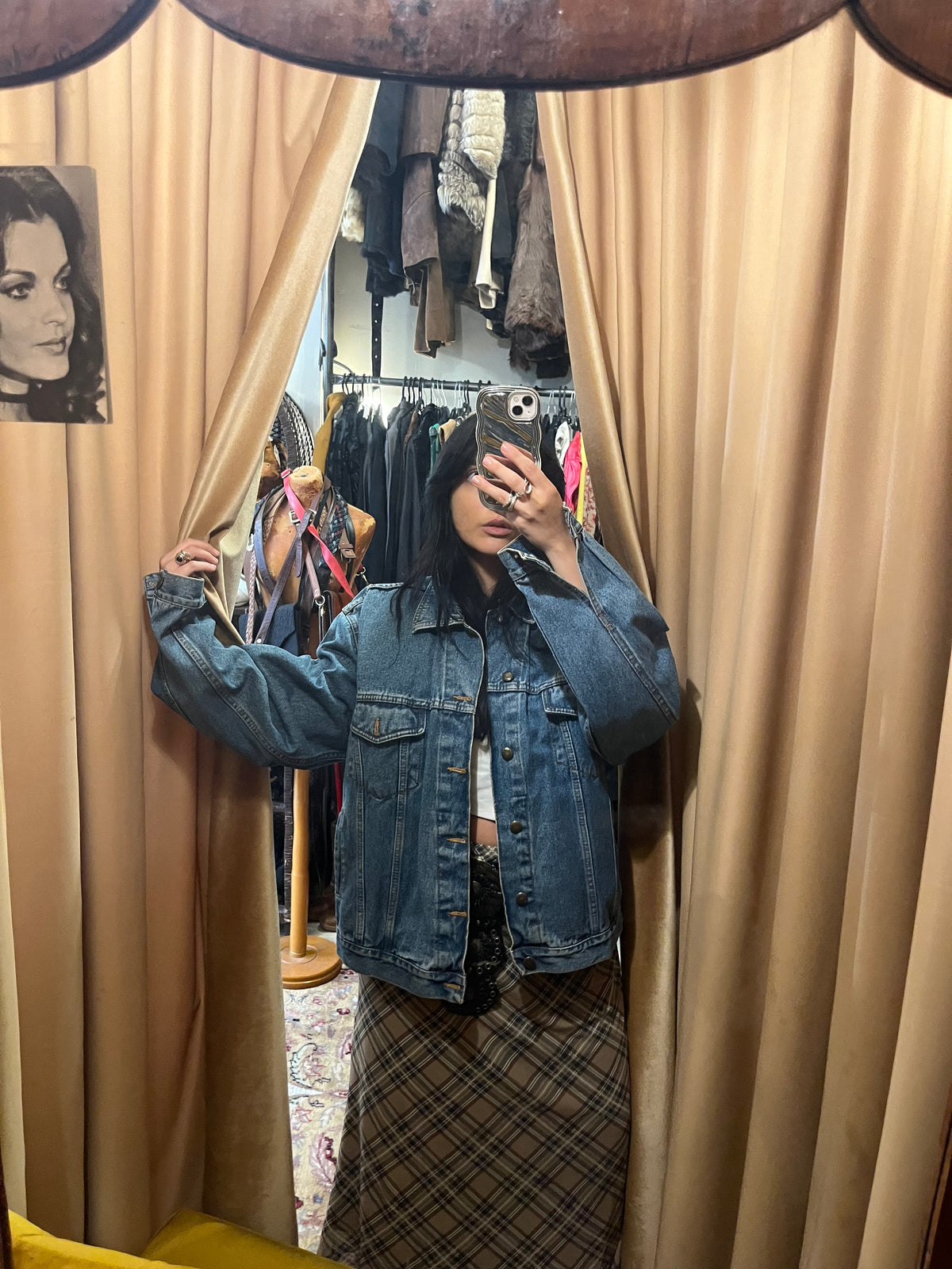 90s denim jacket in oversized  fit
