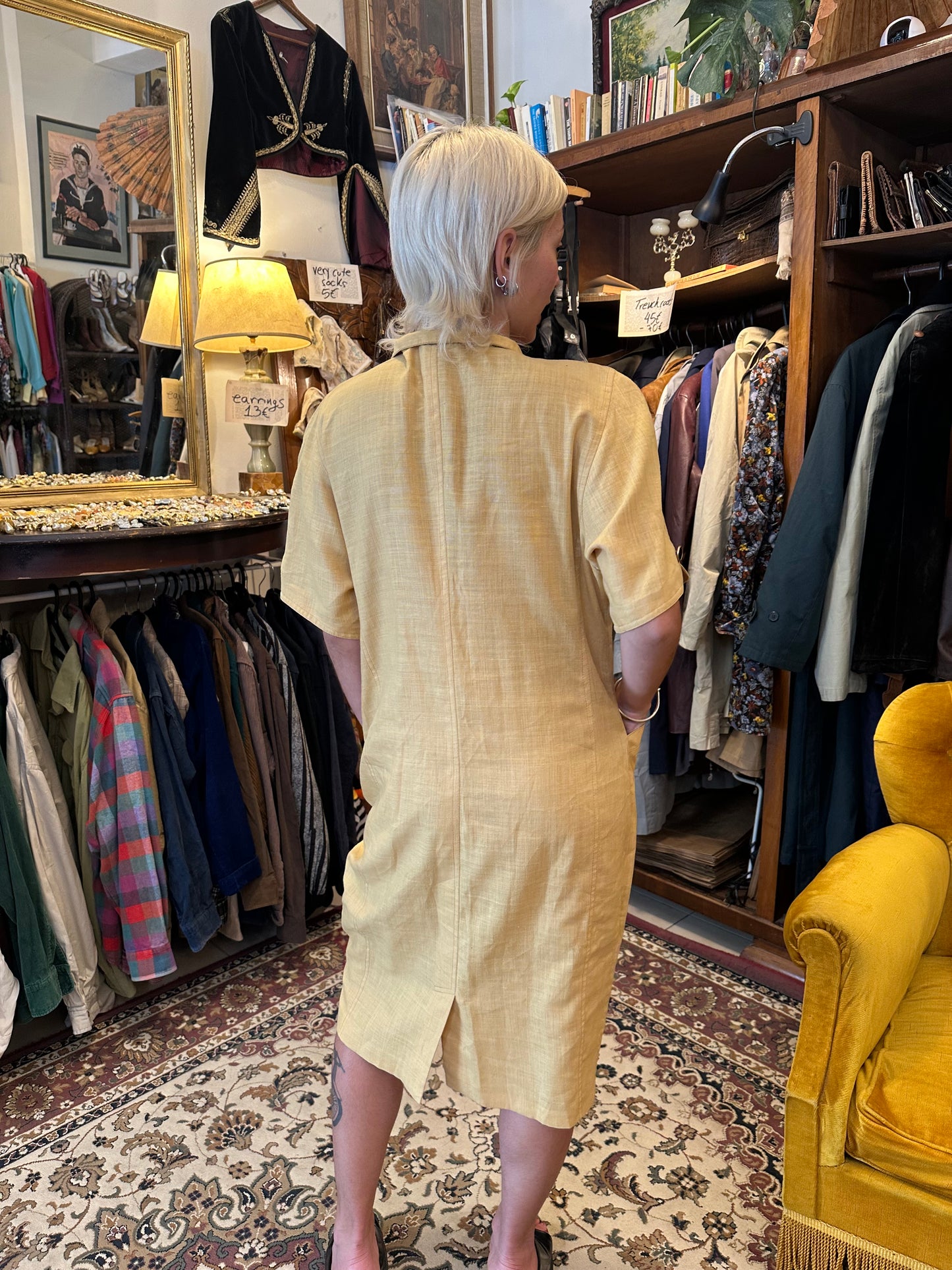 Japan style button up dress