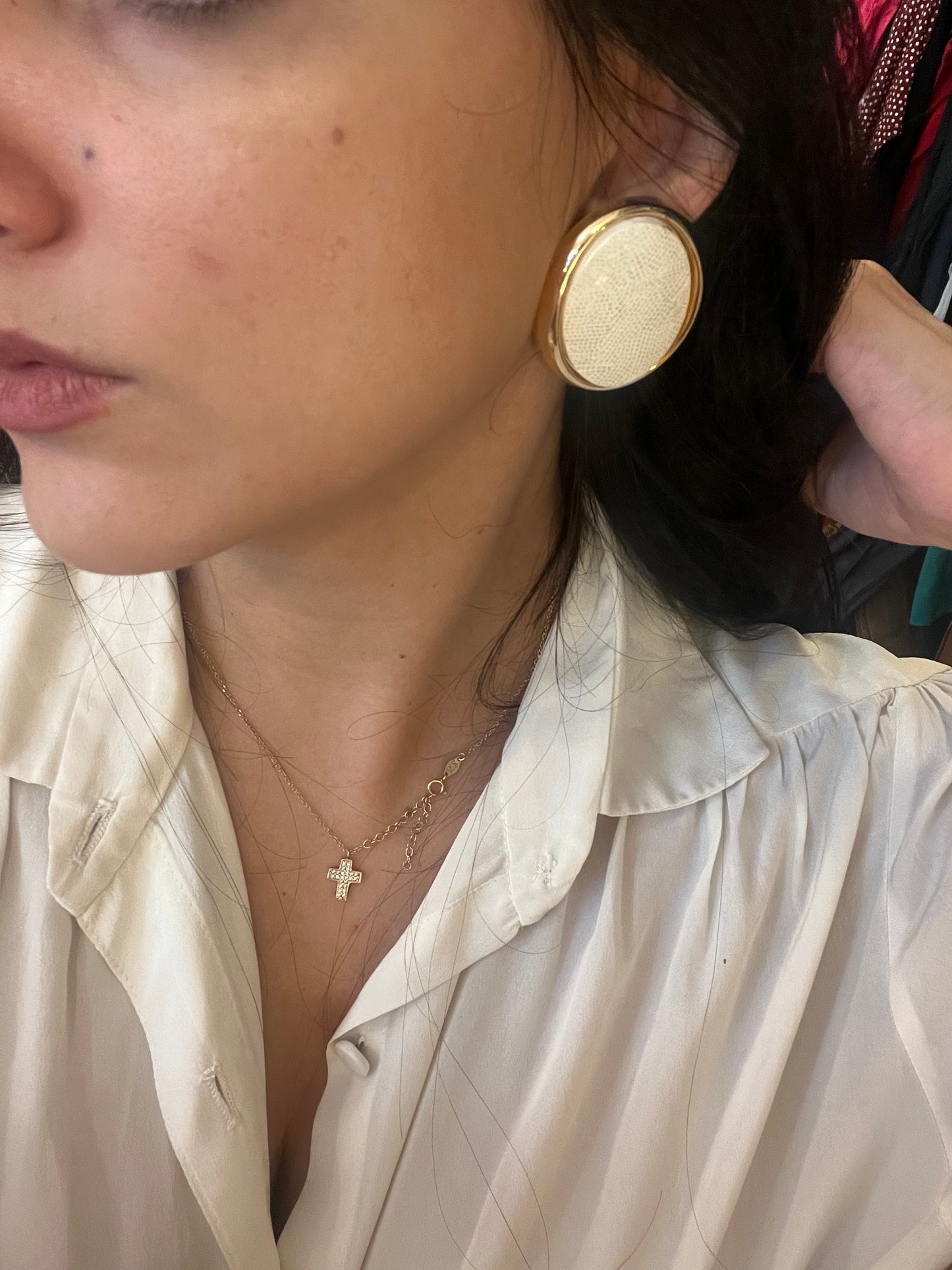 Vintage clip on earrings