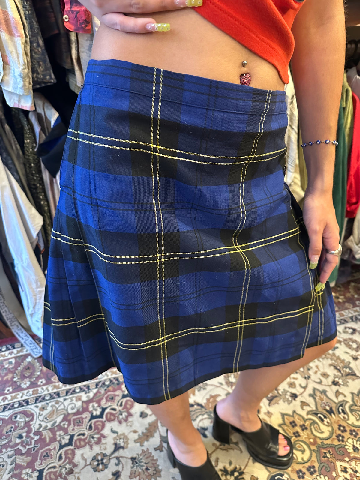 Vintage Plaid Skirt