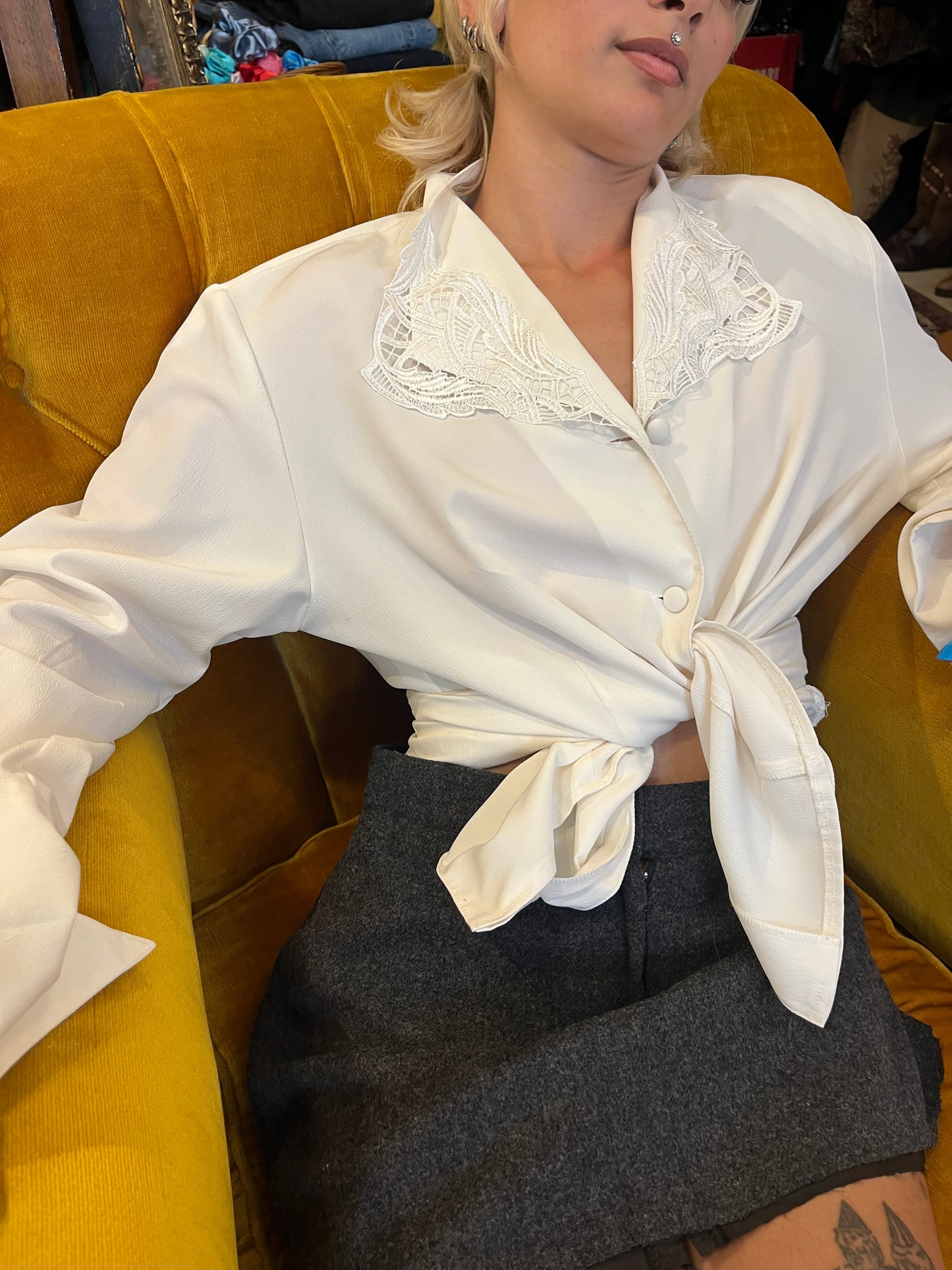 Vintage button up collared shirt