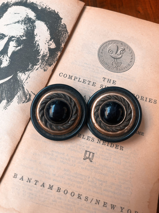 Vintage clip on earrings
