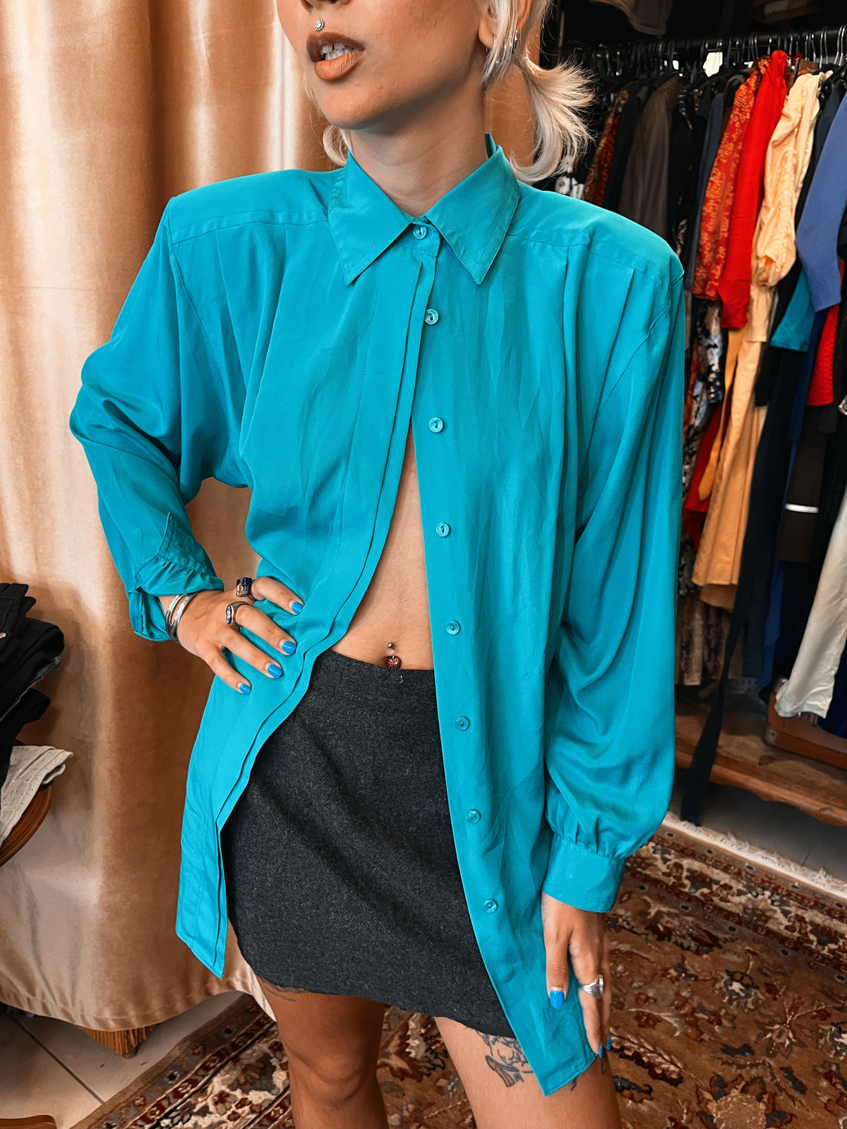 Teal Vintage Shirt