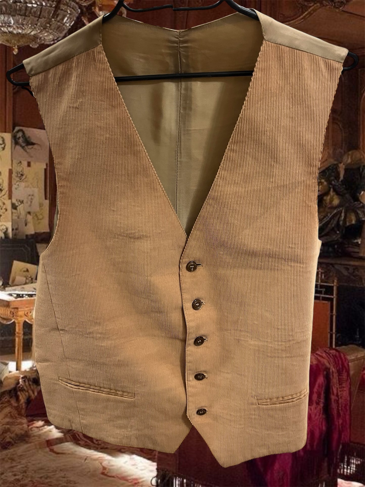 Corduroy vest