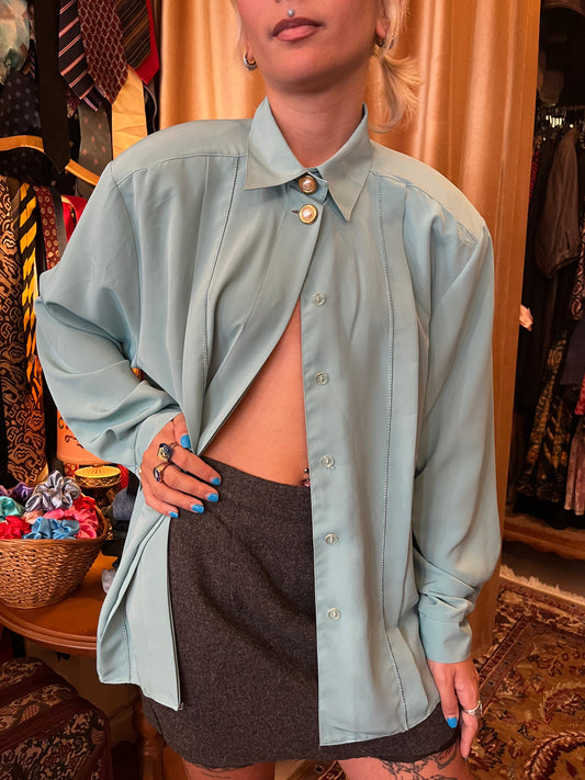 Baby Blue Vintage Shirt