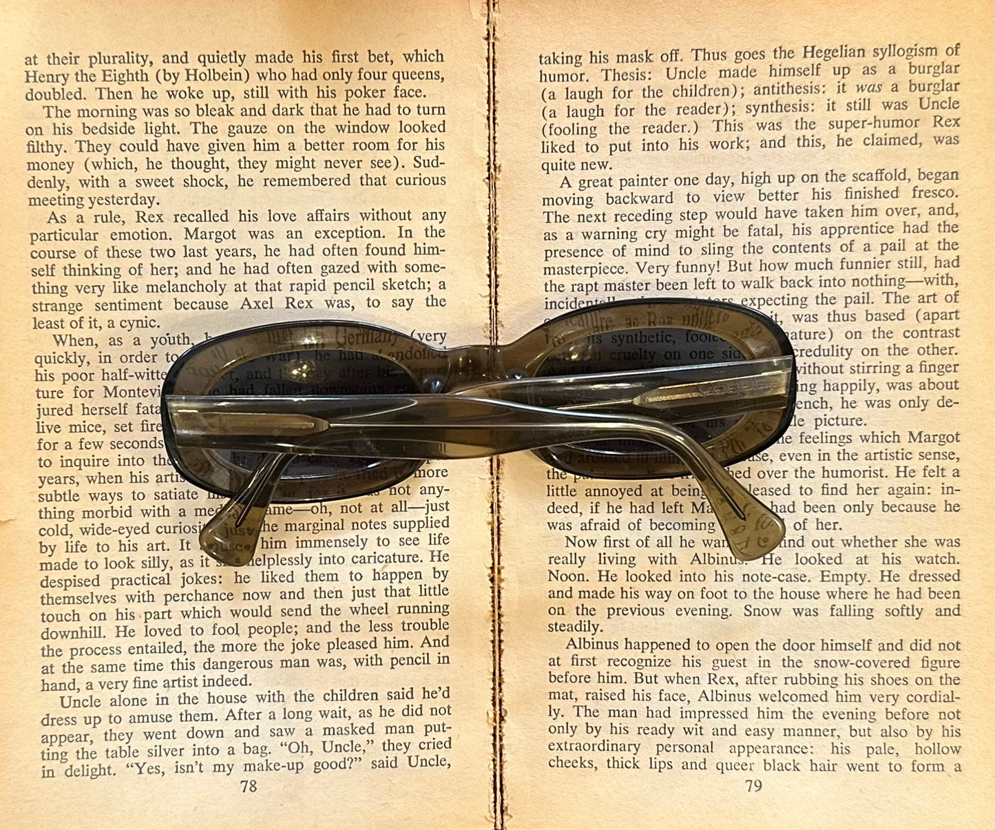 Olive Green Vintage Sunglasses