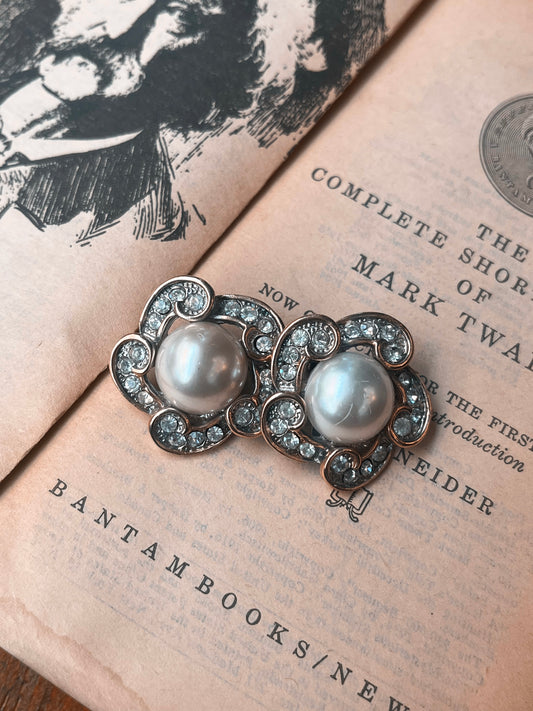 Vintage clip on earrings