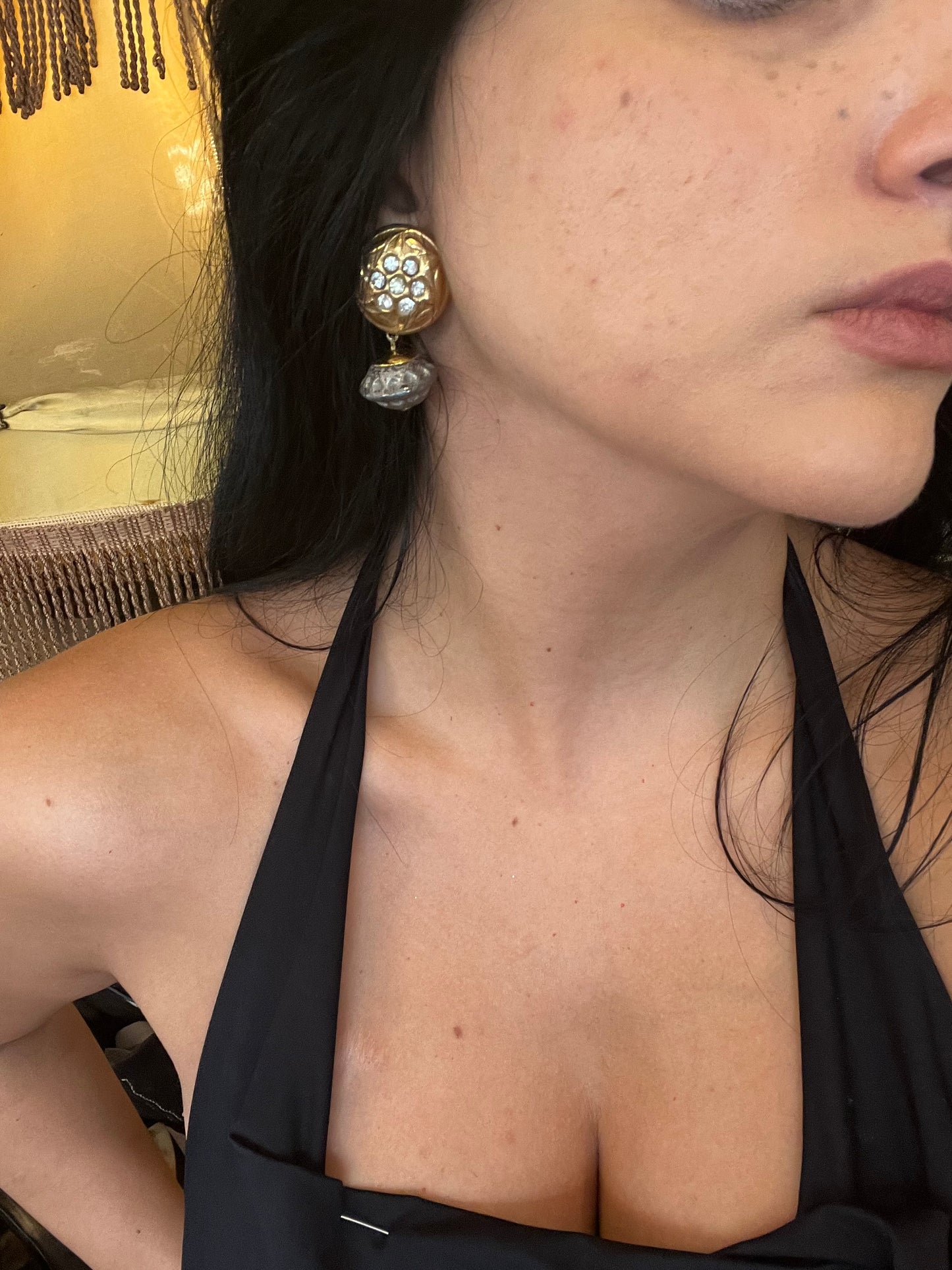 Vintage clip on earrings