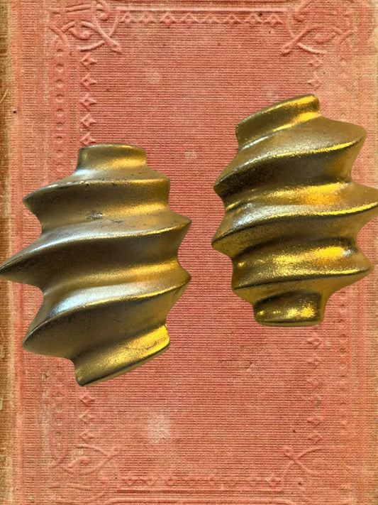Vintage clip on earrings