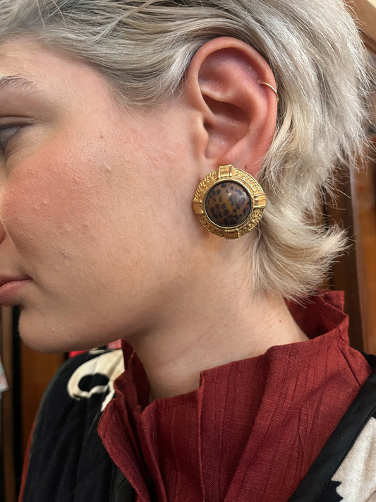 Vintage clip on earrings