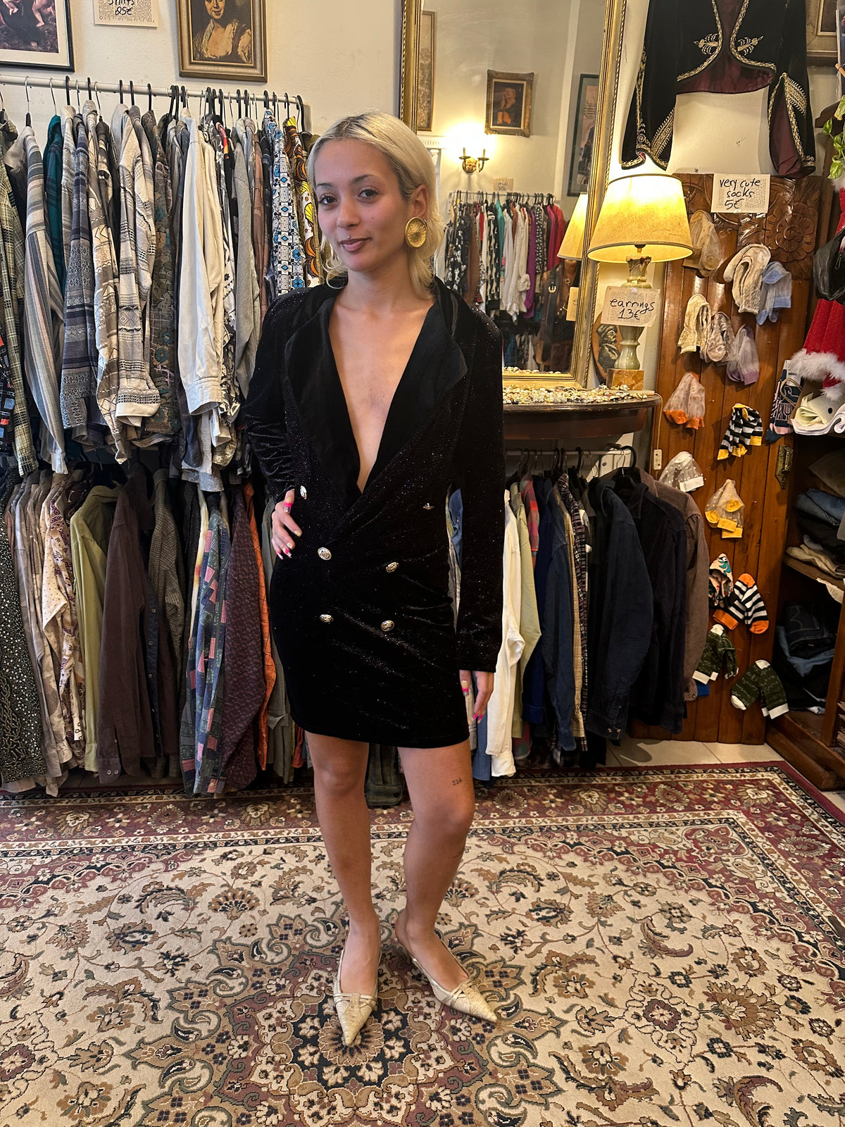 Black Velvet Dress