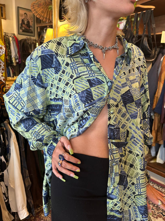 Vintage Patterned Shirt
