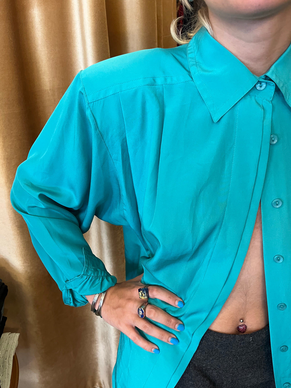 Teal Vintage Shirt