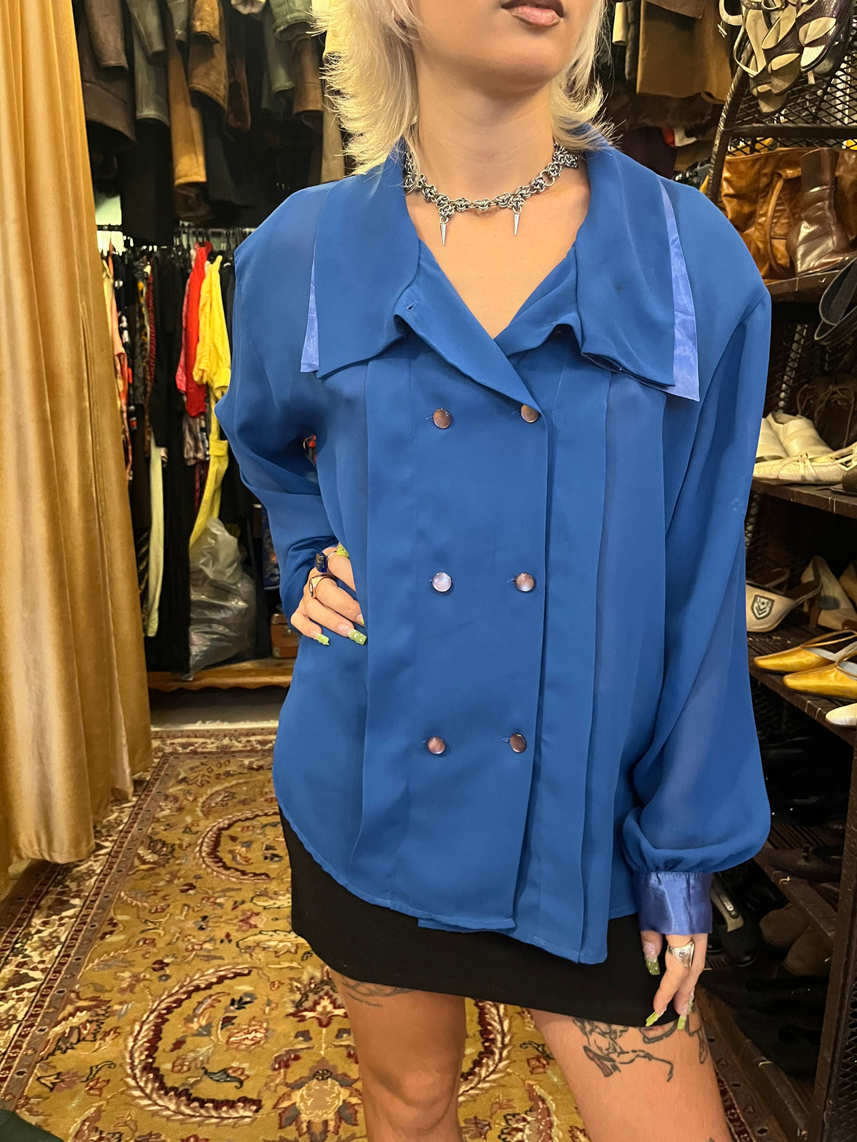 Vintage Blue Shirt
