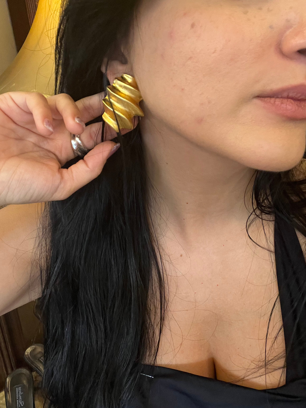 Vintage clip on earrings