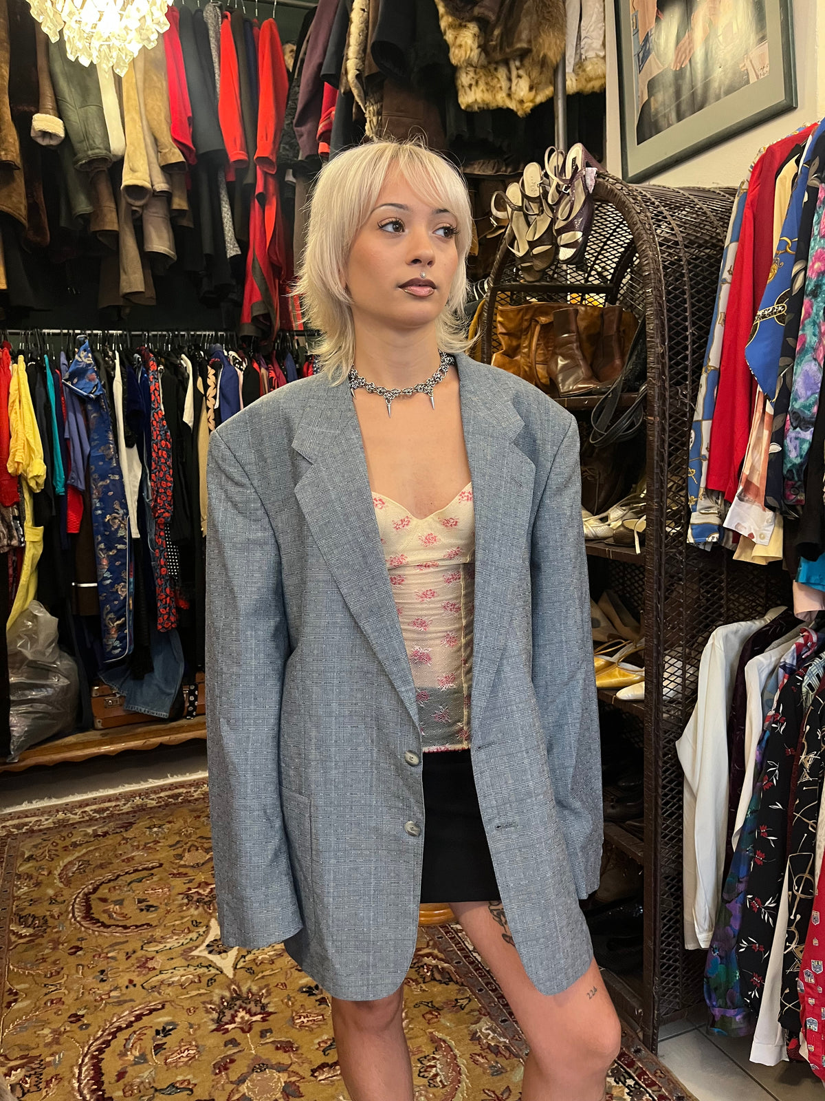 Vintage grey blazer