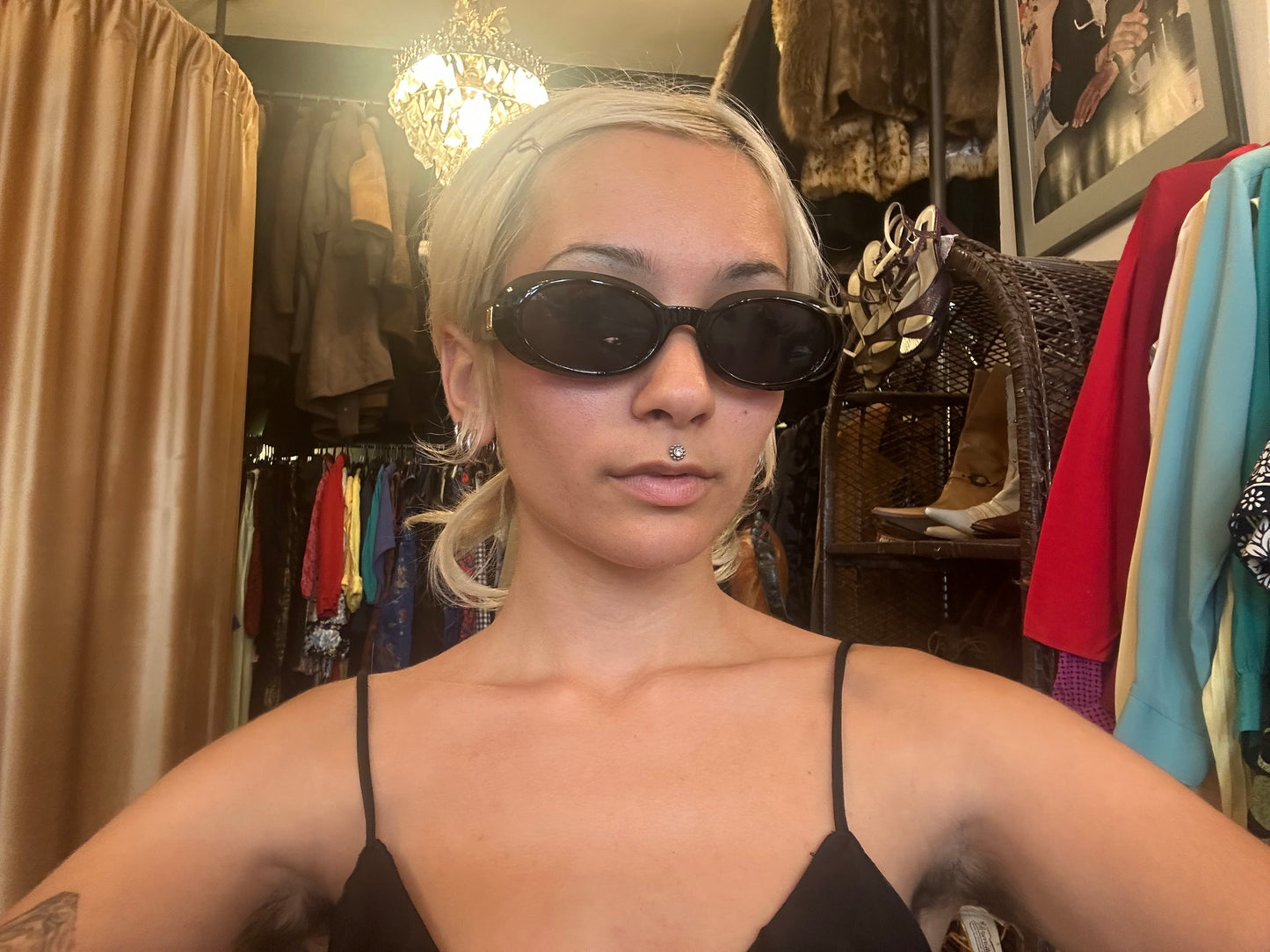 Black Vintage Sunnies